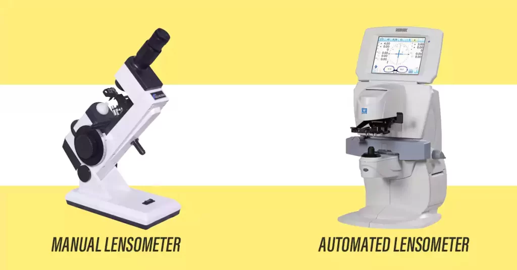 manual lensometer and automated lensometer